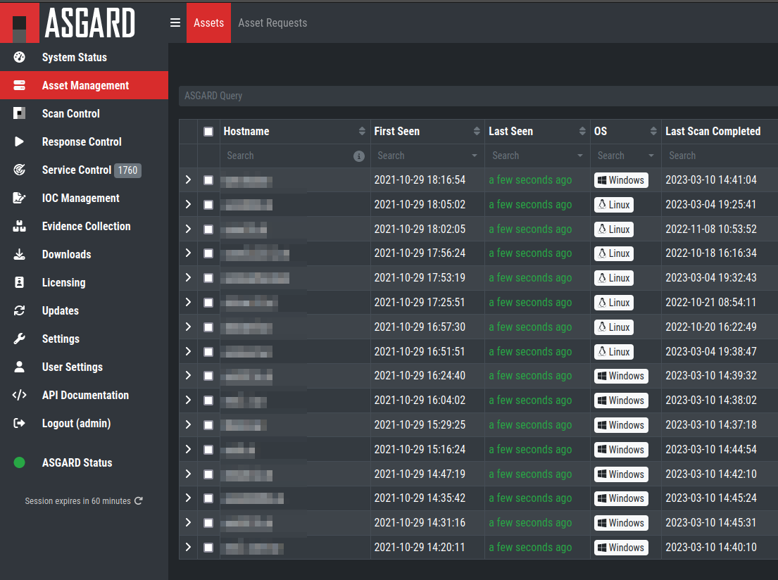 ASGARD Management Center