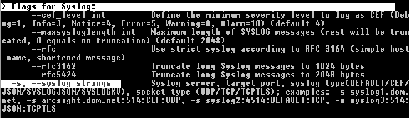 Lookup command line parameter long forms using --help